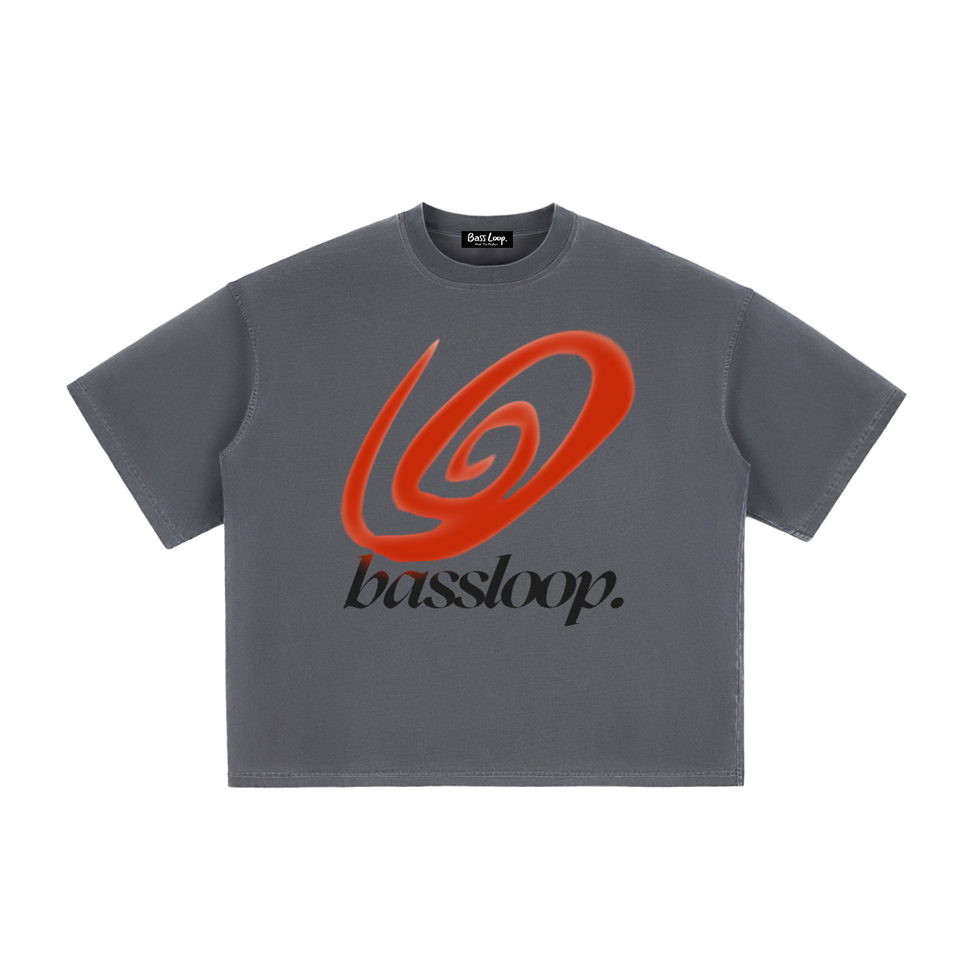 Bassloop. Sun Swirl Boxy Tee