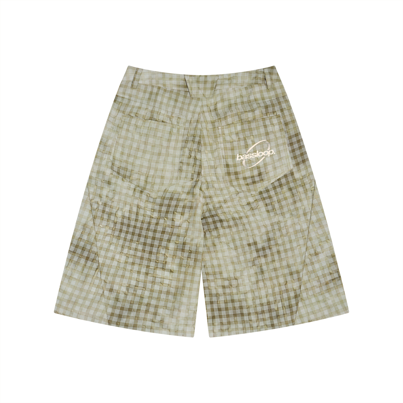 Bassloop. Pixel Grid Shorts