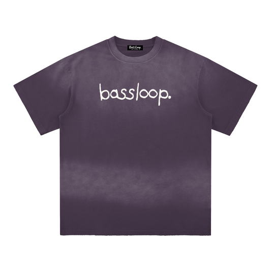 Bassloop. Sun Fade Gradient Tee