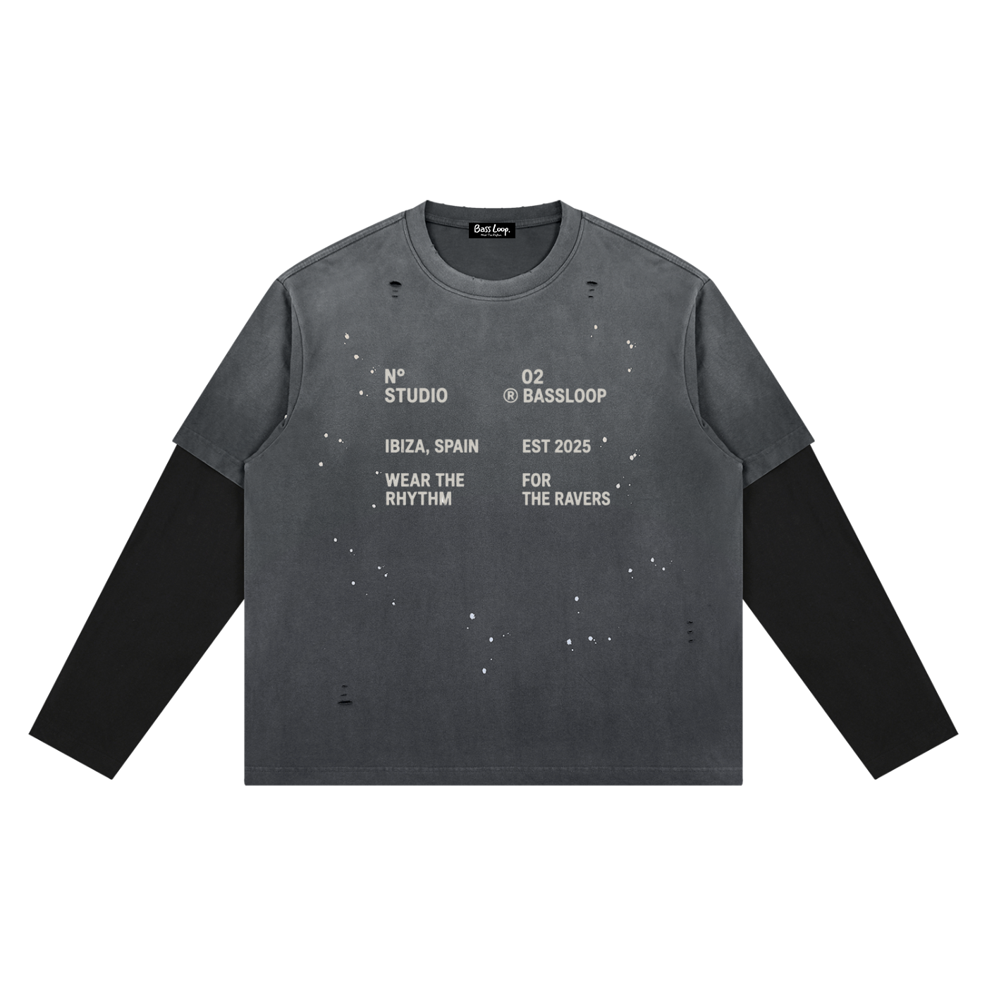 Bassloop. Studio Long Sleeve (Layered)