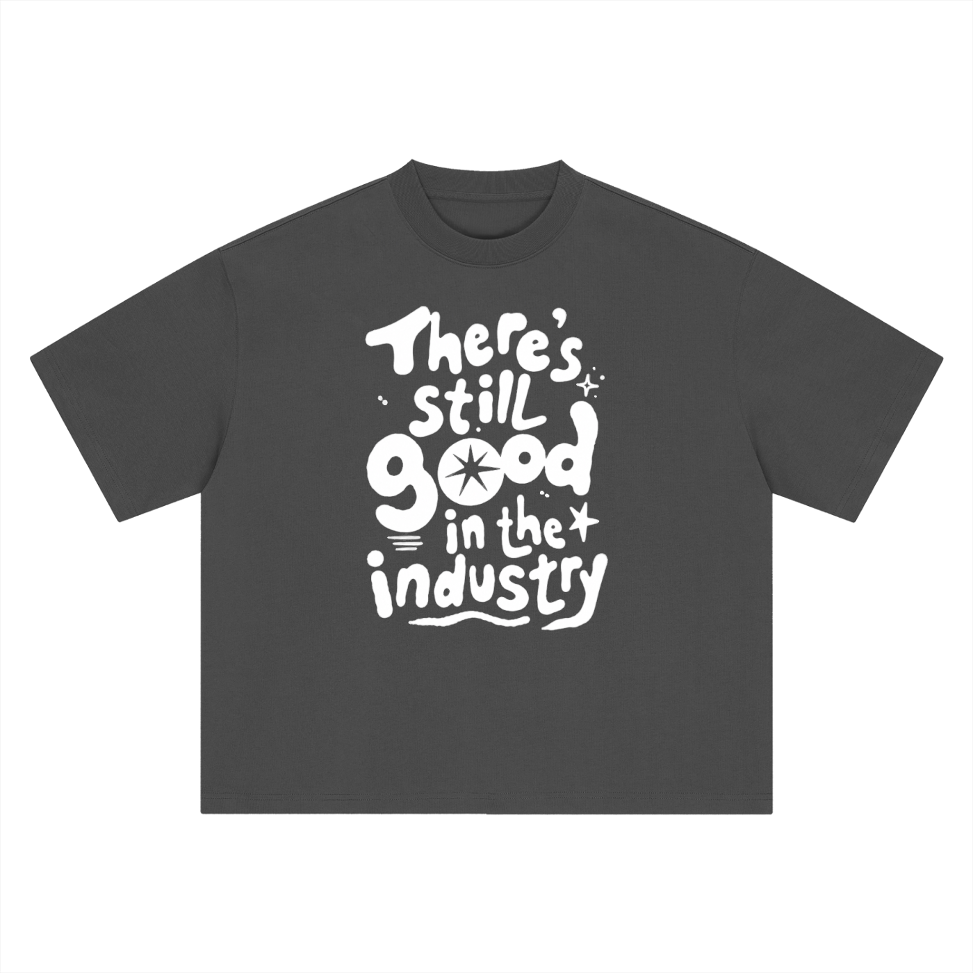 Bassloop. Industry Tee (White Text)