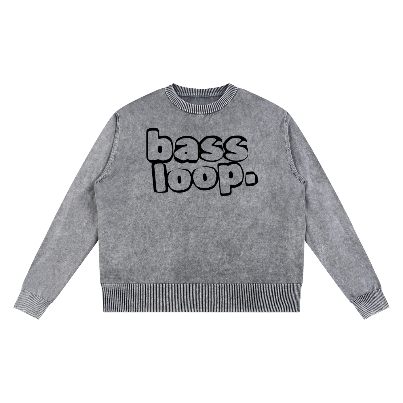 Bassloop. Washed Oversized Sweater
