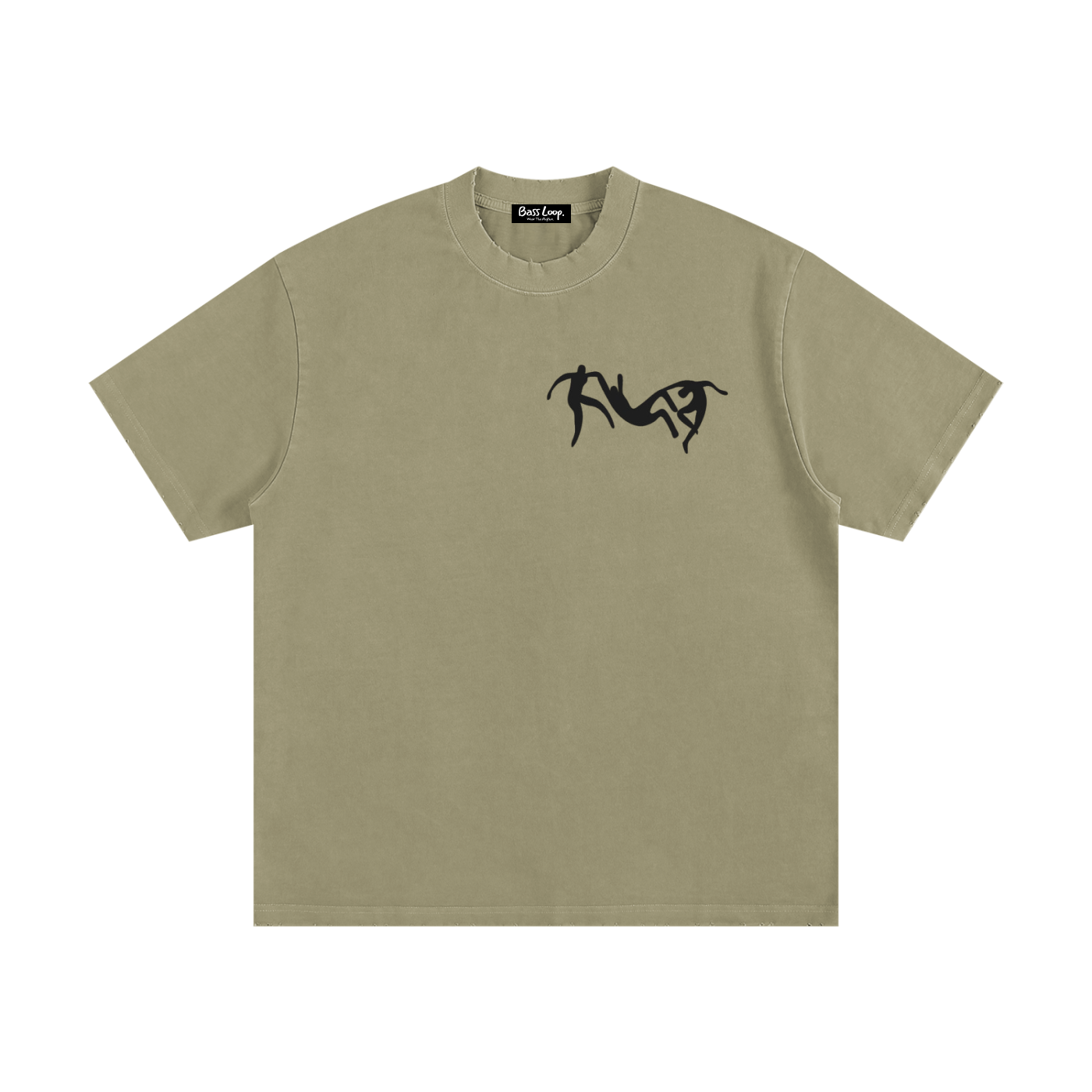 Bassloop. Falling Man Heavy Tee