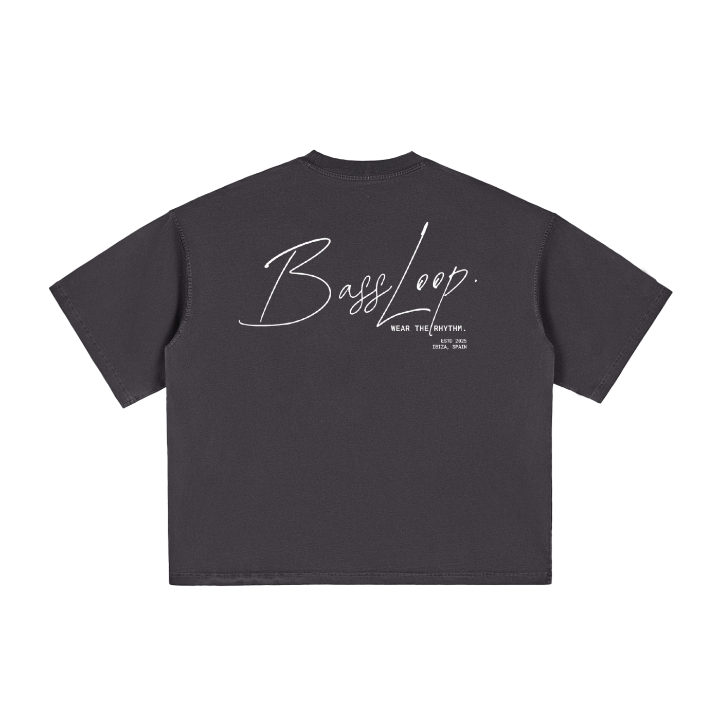 Bassloop. Vintage Bold Boxy Tee