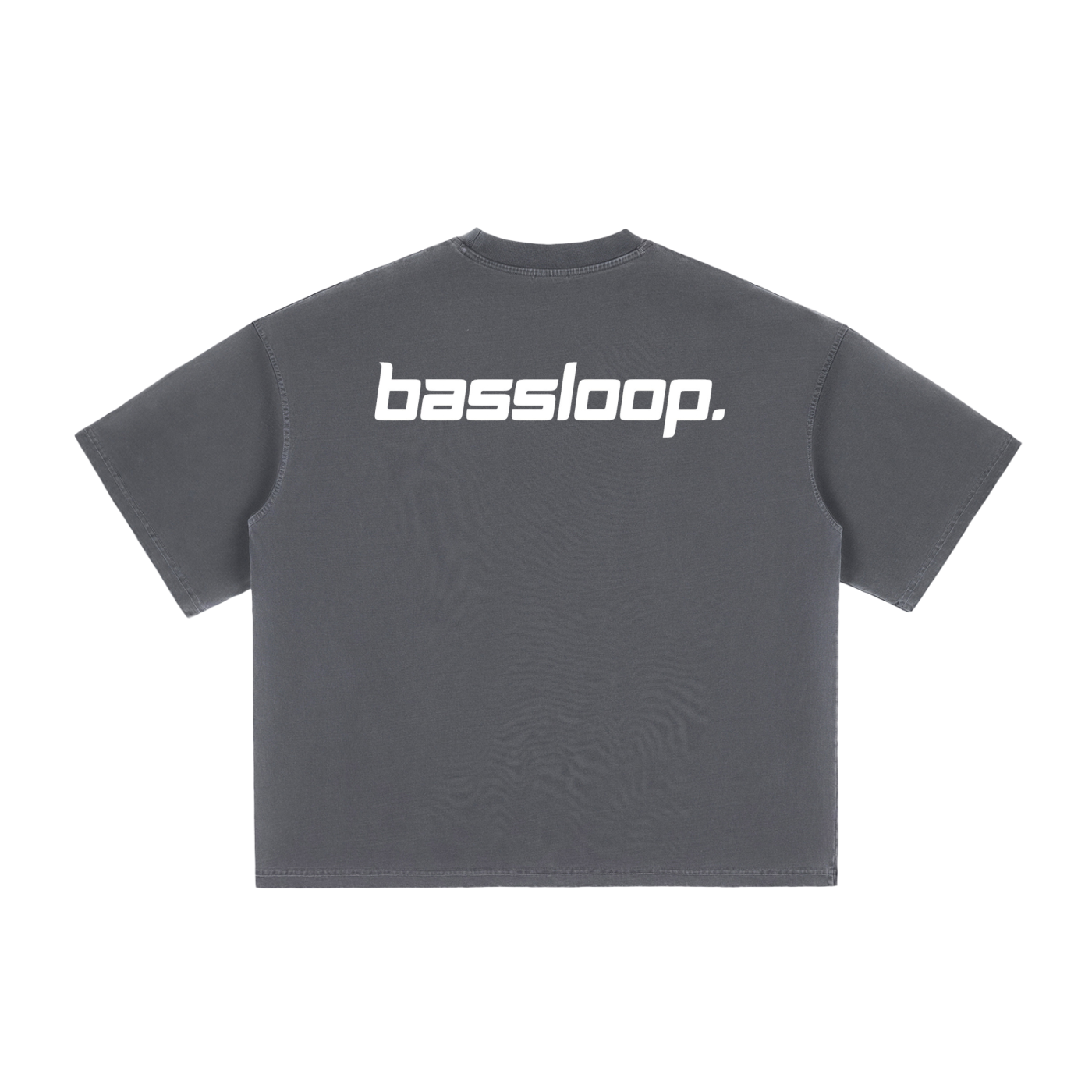 Bassloop. Speedy Boxy Tee (White Text)