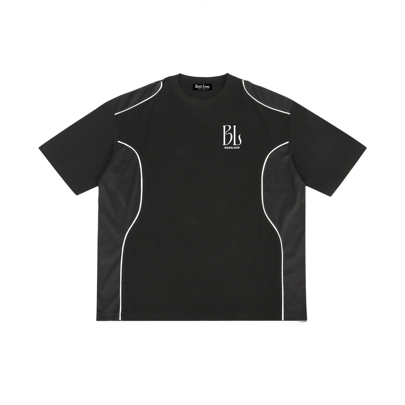 Bassloop. League Tee (Black)