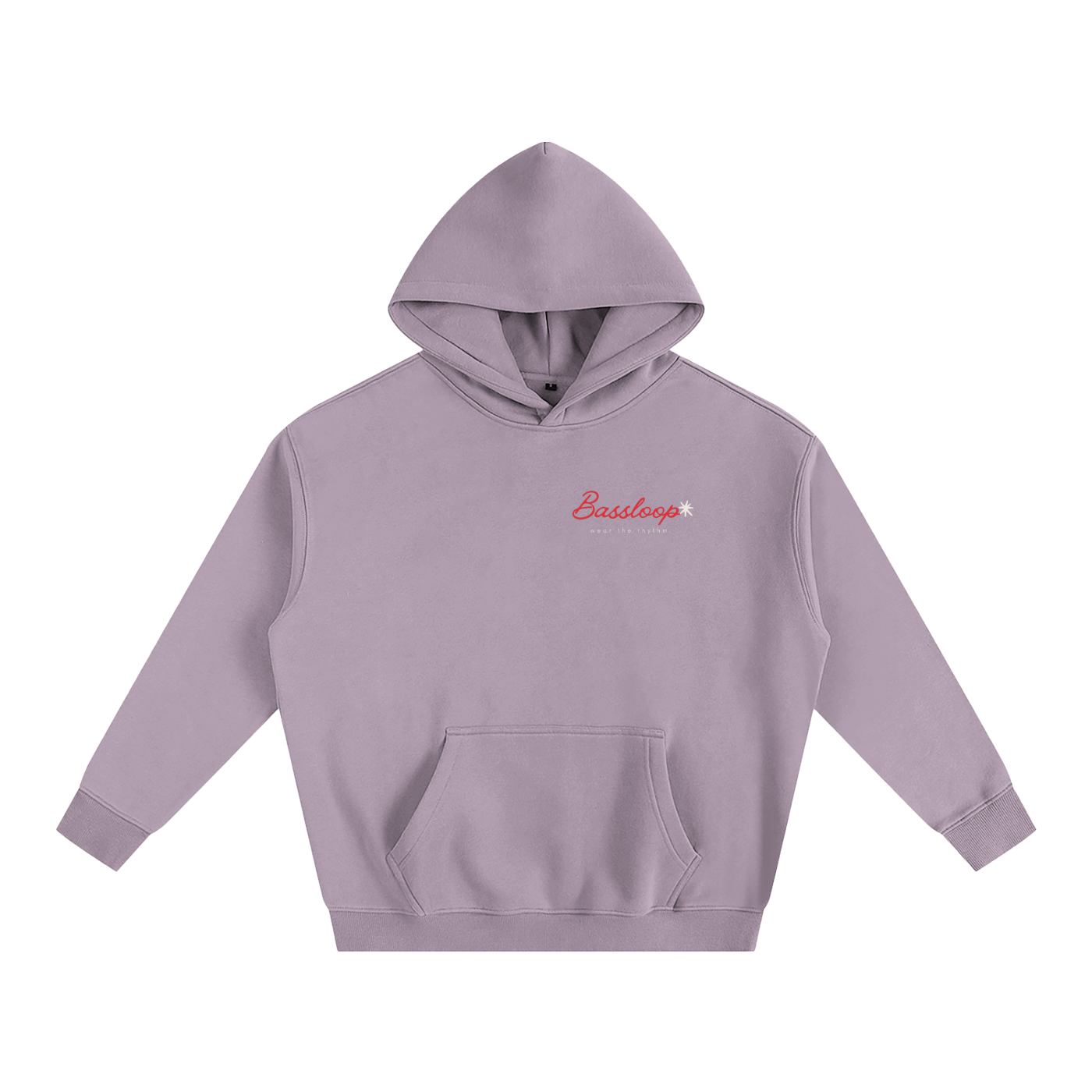 Bassloop. Cherry Heavy Hoodie