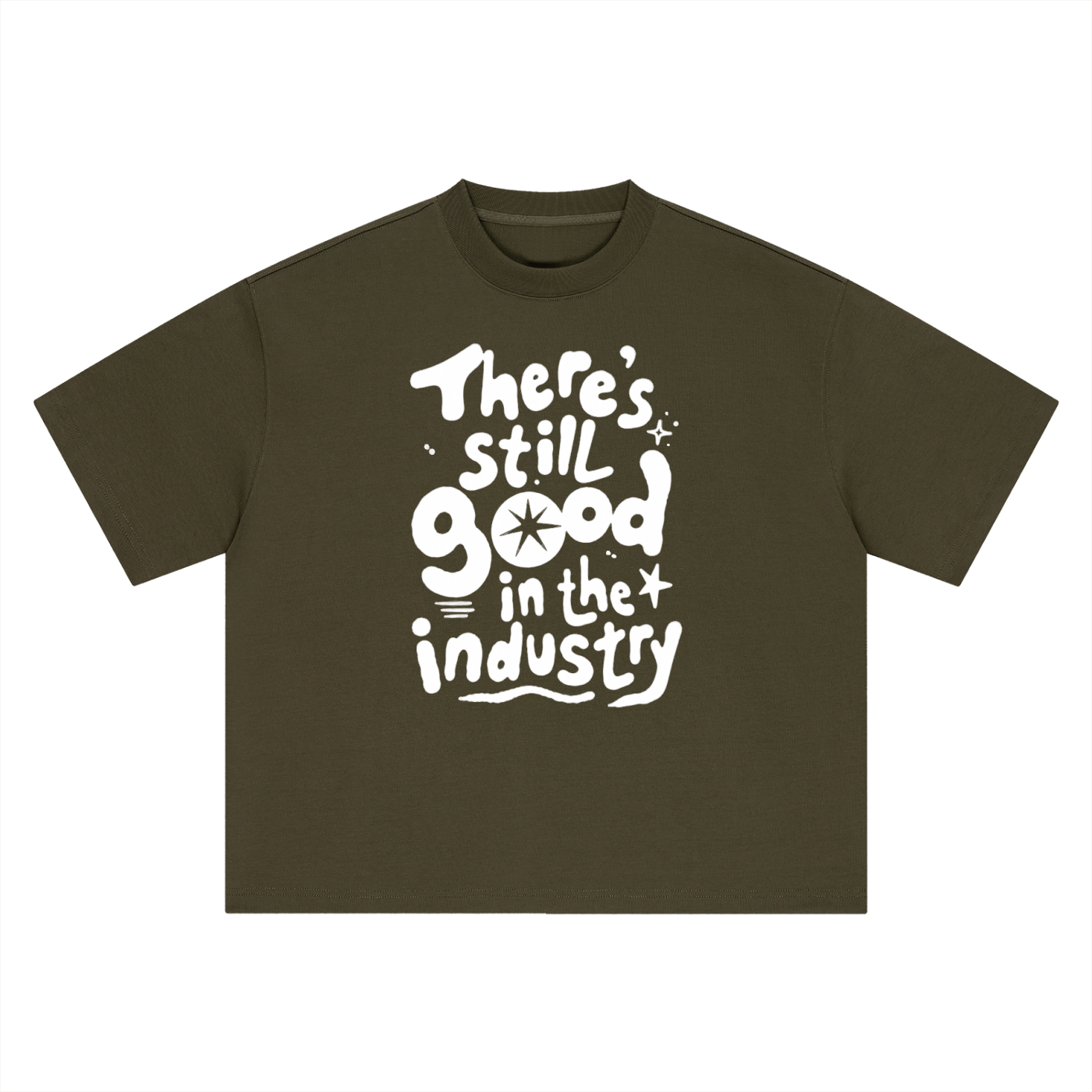 Bassloop. Industry Tee (White Text)