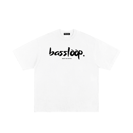 Bassloop. Yakuza Heavyweight Tee (White)