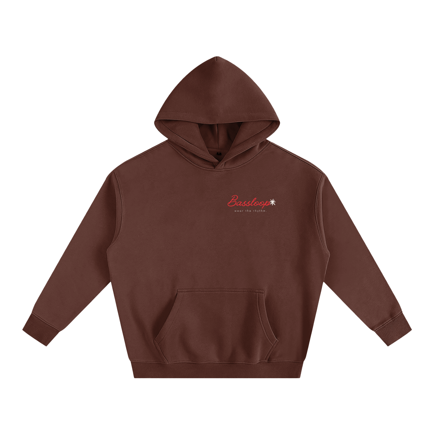 Bassloop. Cherry Heavy Hoodie