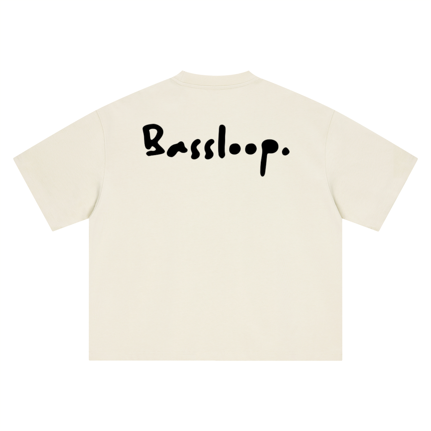 Bassloop. Industry Tee (Black Text)