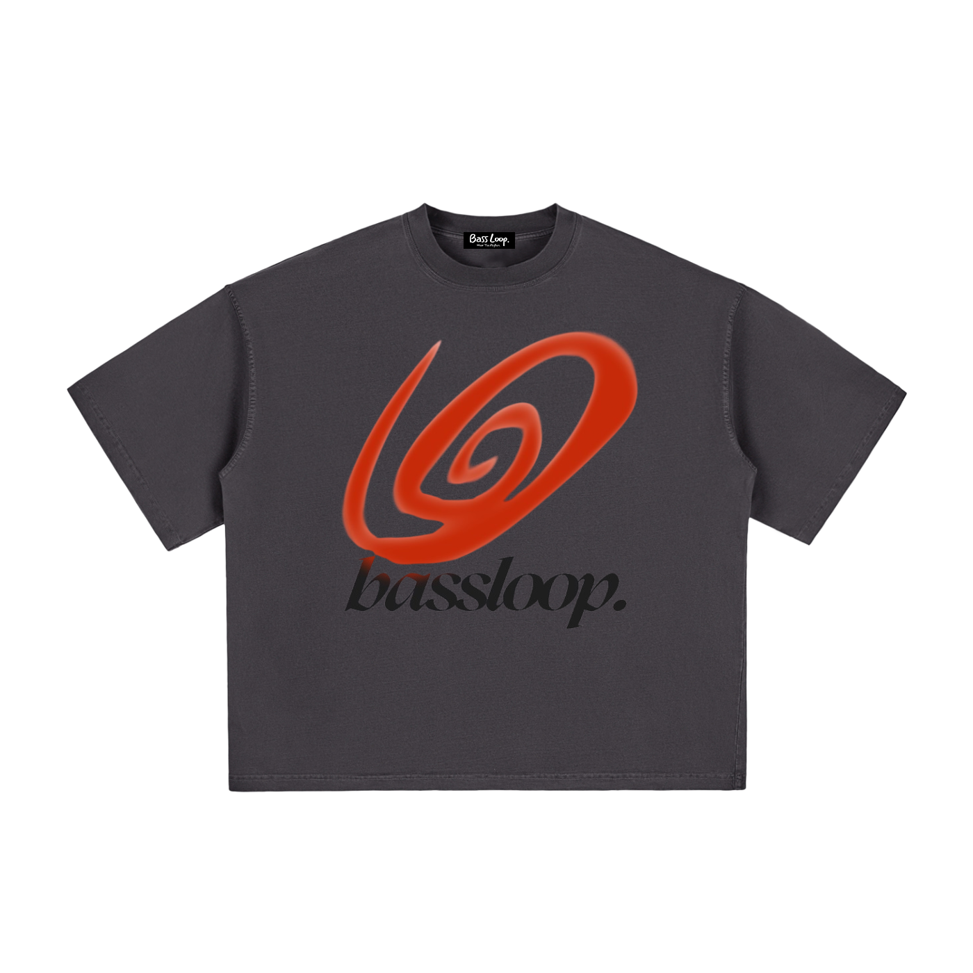 Bassloop. Sun Swirl Boxy Tee