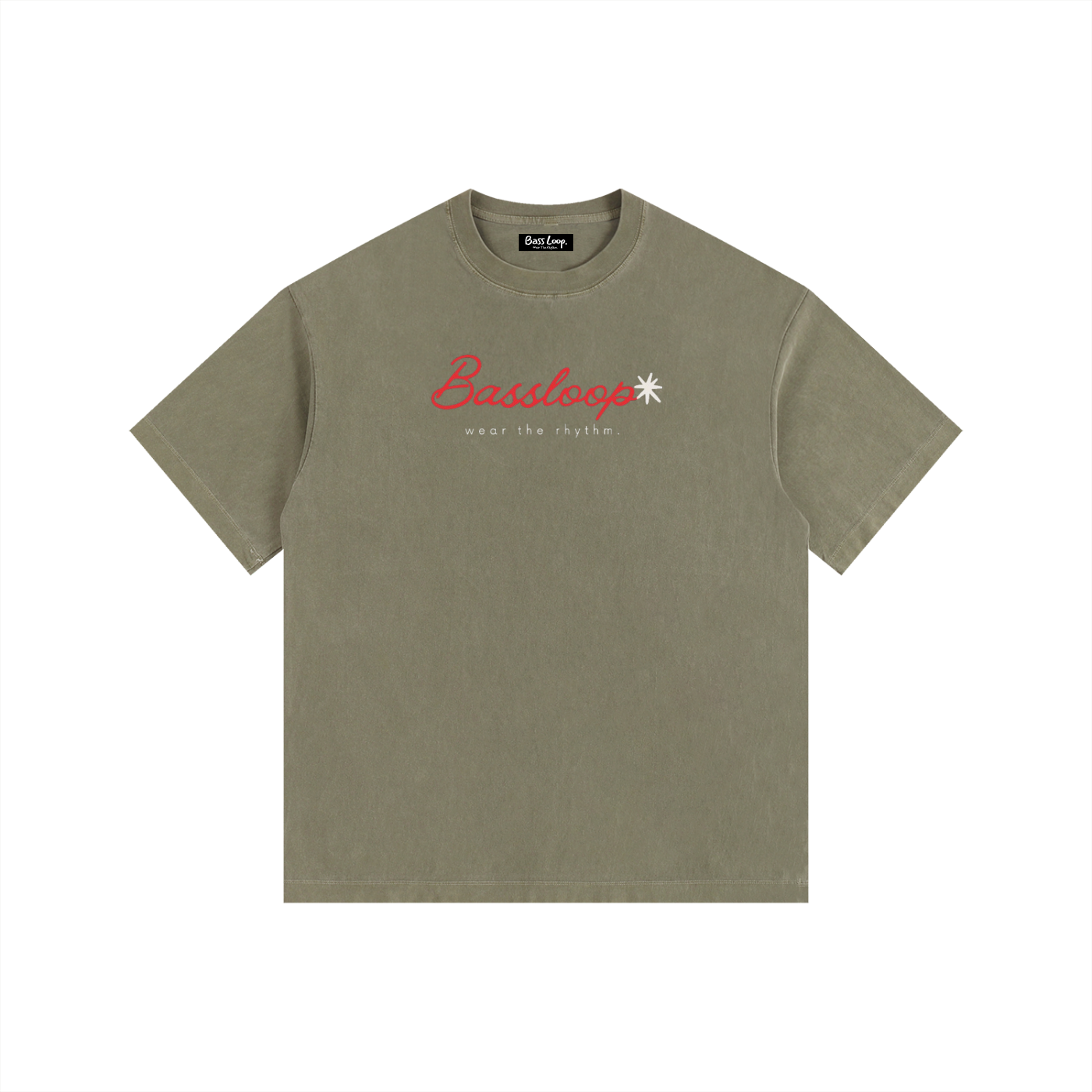Bassloop. Cherry Heavy Tee