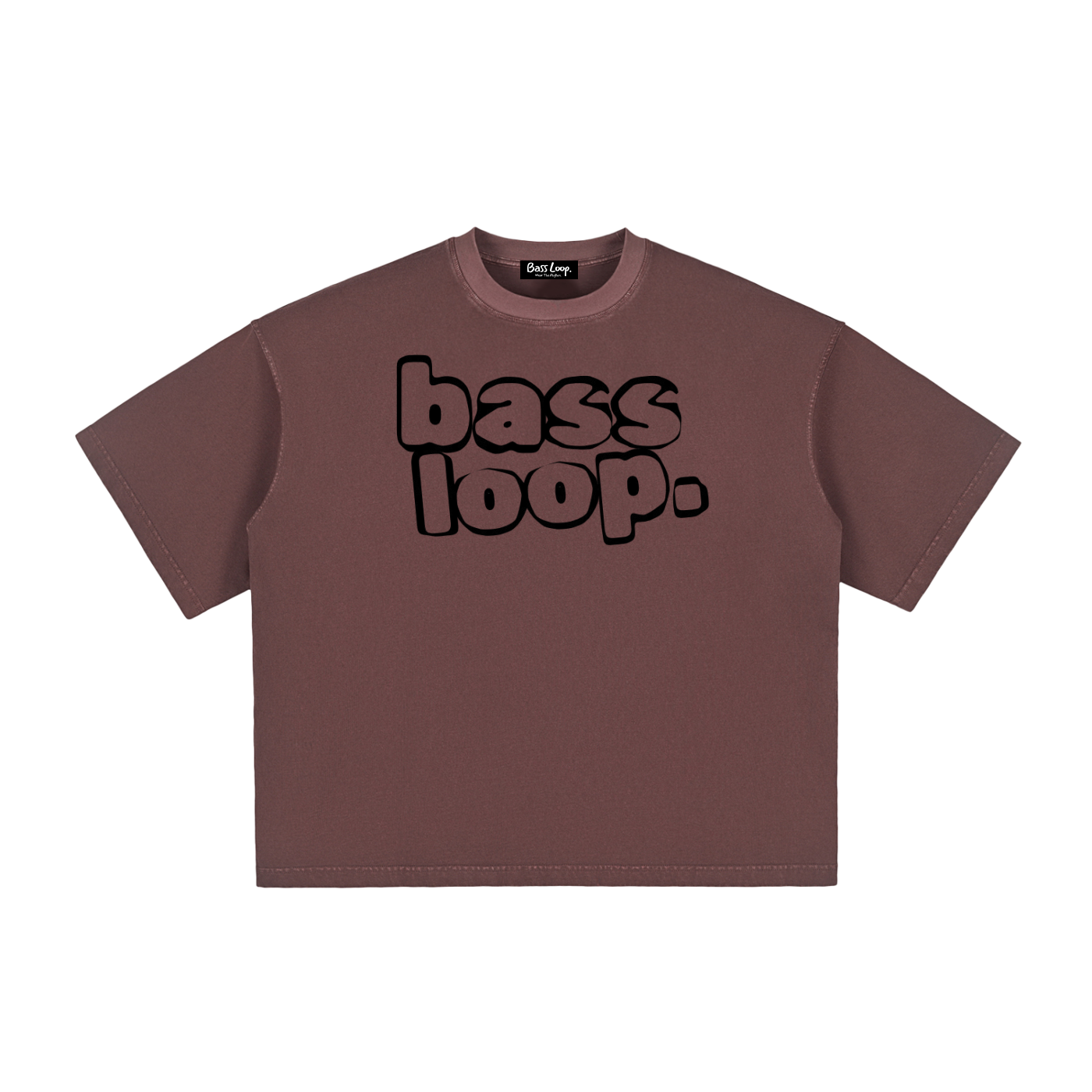 Bassloop. Bold Boxy Tee