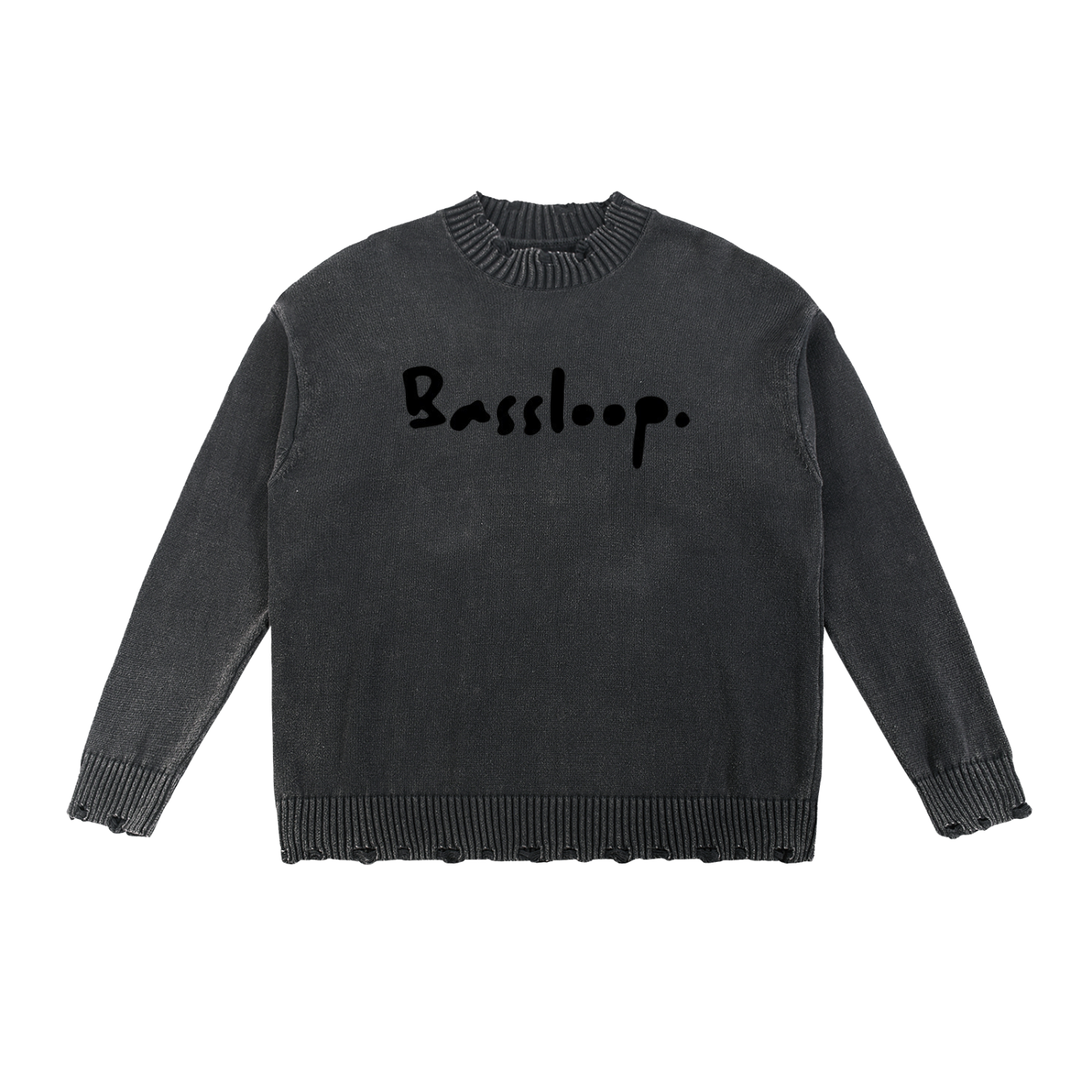 Bassloop. Frayed Sweater