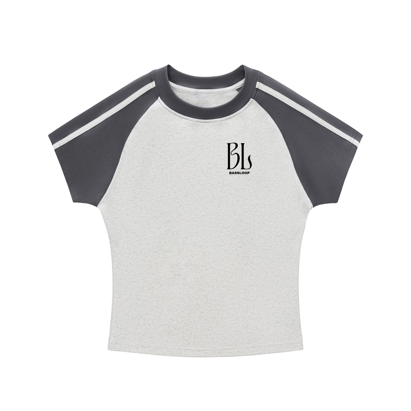 Bassloop. Raglan Sleeve Tee.