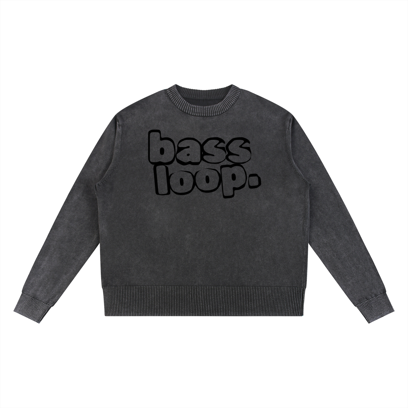 Bassloop. Washed Oversized Sweater