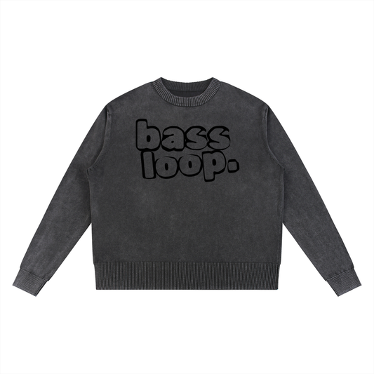 Bassloop. Washed Oversized Sweater