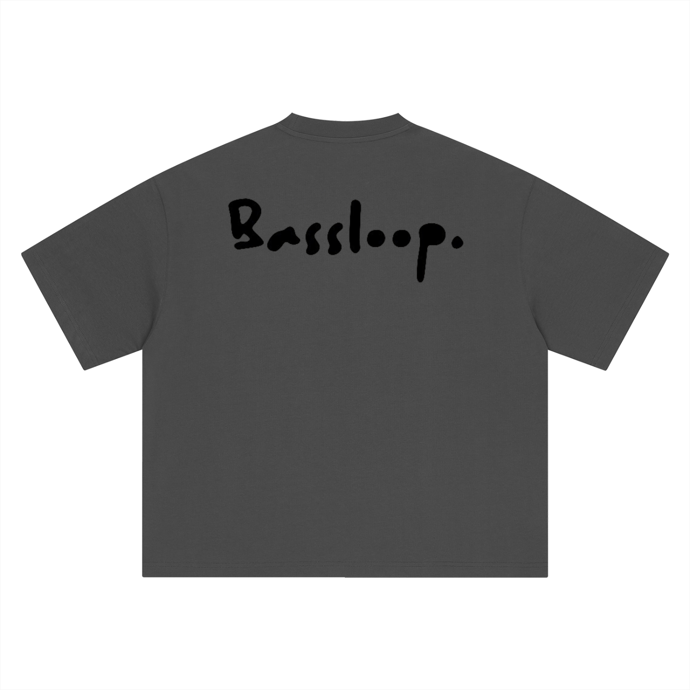 Bassloop. Industry Tee (Black Text)